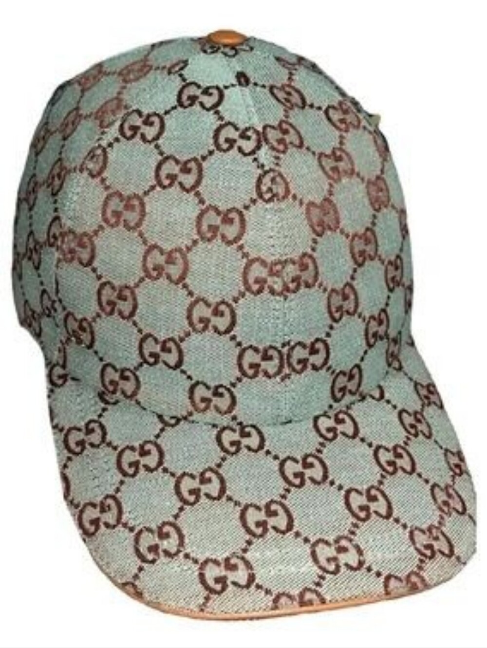NWT Gucci GG Monogram Canvas Baseball Cap Hat Brown - Picture 6 of 16